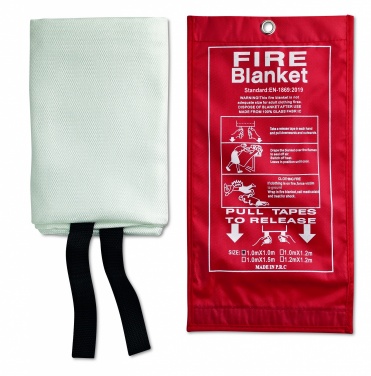 Logo trade advertising products picture of: Fire blanket in pouch 100x95cm