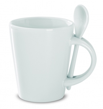 Logo trade corporate gift photo of: Sublimation mug with spoon