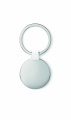 Round shaped key ring, White