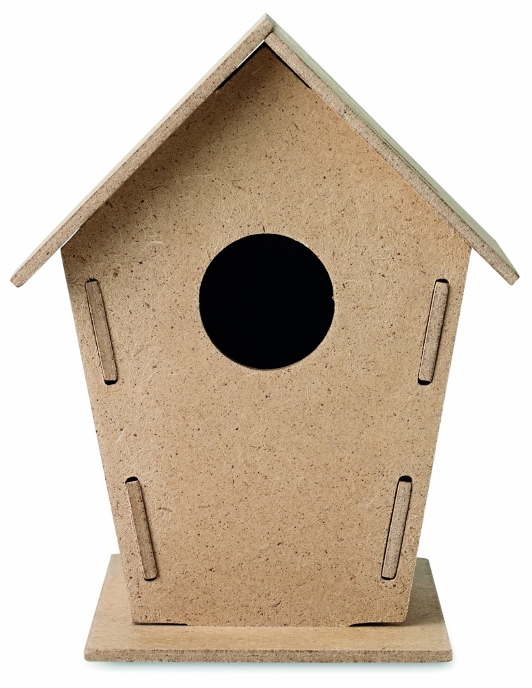 Logo trade promotional merchandise picture of: Wooden bird house