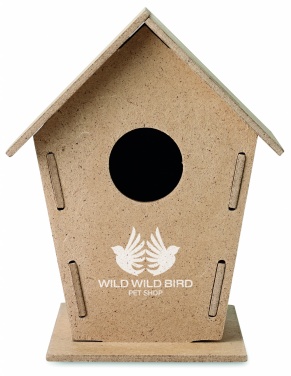 Logo trade promotional items image of: Wooden bird house