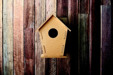 Logo trade promotional giveaways picture of: Wooden bird house