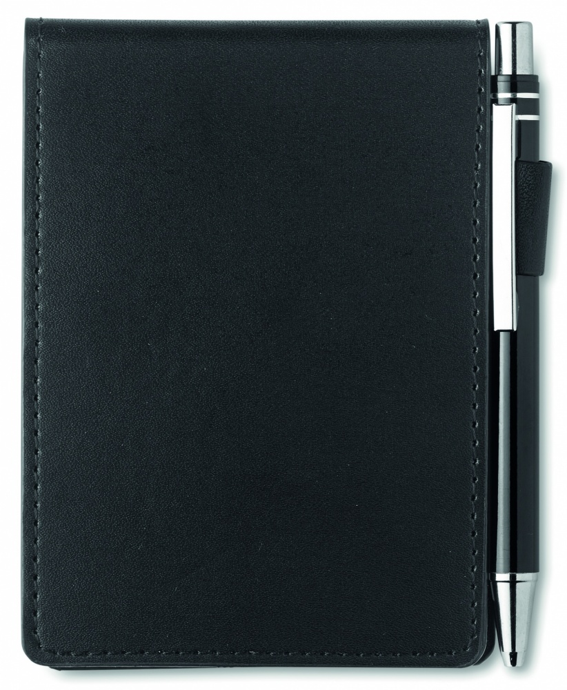 Logotrade promotional items photo of: A7 notepad in PU pouch w/pen