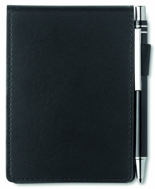 Logotrade business gifts photo of: A7 notepad in PU pouch w/pen