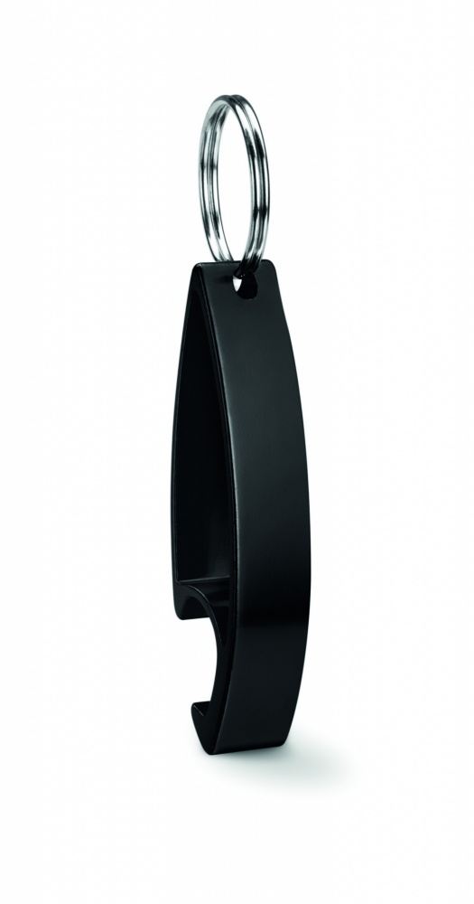 Logo trade promotional merchandise photo of: Key ring bottle opener