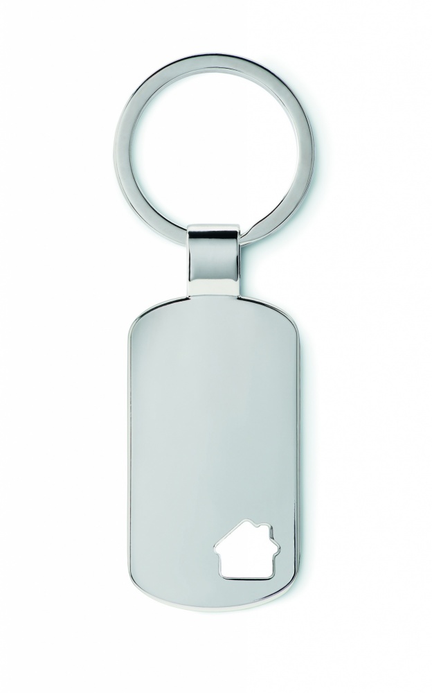 Logotrade promotional merchandise image of: Key ring with house detail Jelgava