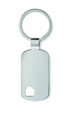 Logotrade promotional gift picture of: Key ring with house detail