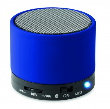 Logo trade business gifts image of: Round wireless speaker