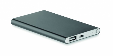 Logo trade business gift photo of: Flat power bank 4000 mAh