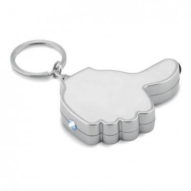 Logotrade advertising product image of: Thumbs up led light w/key ring Valmiera