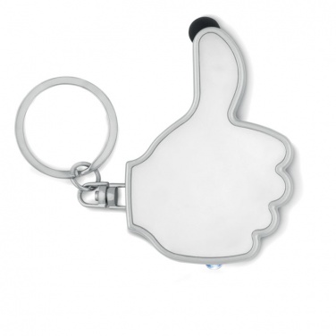 Logo trade promotional item photo of: Thumbs up led light w/key ring Valmiera