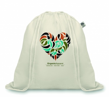 Logo trade promotional item photo of: 105gr/m² organic cotton bag