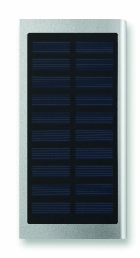 Logo trade corporate gifts image of: Solar power bank 8000 mAh