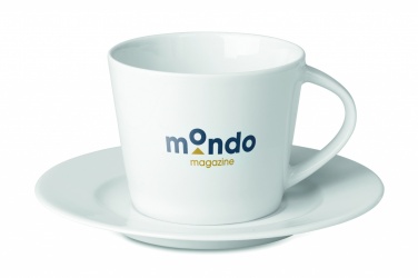 Logotrade advertising products photo of: Cappuccino cup and saucer