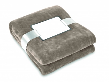 Logo trade advertising products image of: Blanket flannel