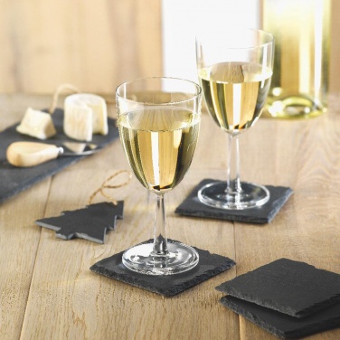 Logo trade corporate gifts picture of: Slate coasters with EVA bottom