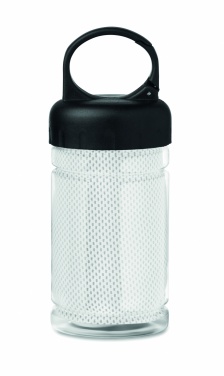 Logo trade promotional merchandise image of: Cooling towel in PET bottle