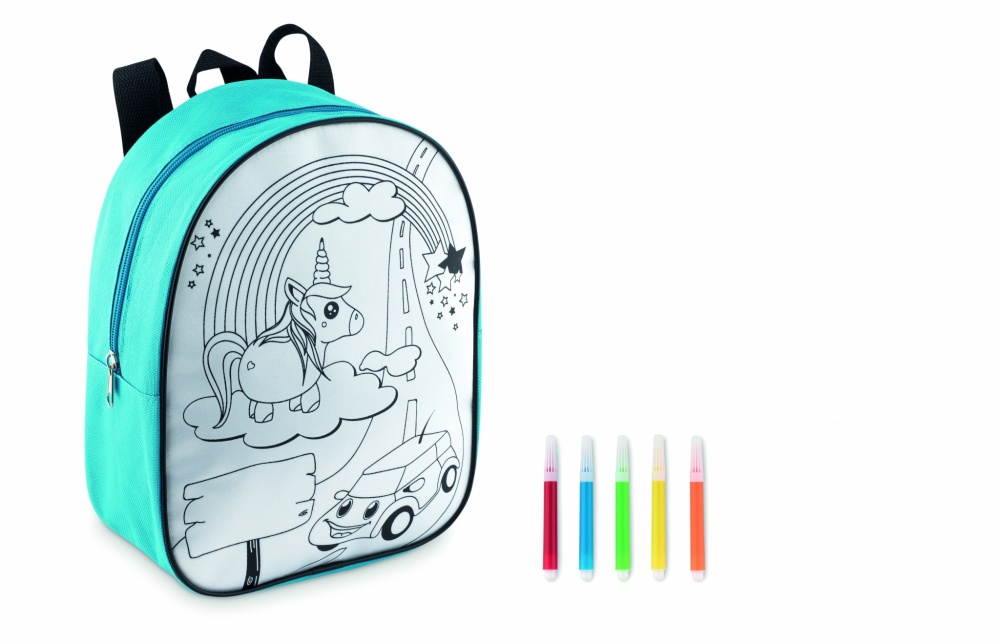 Logotrade promotional giveaway picture of: Backpack with 5 markers