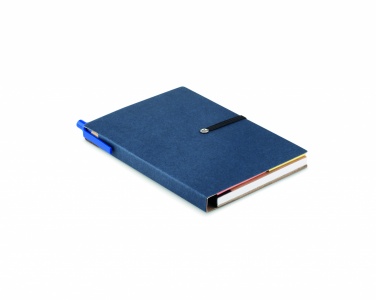 Logo trade promotional gifts image of: Notebook w/pen & memo pad