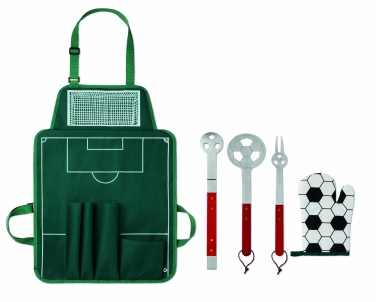 Logo trade business gift photo of: Football BBQ set