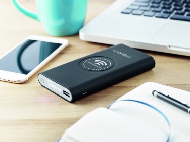 Logo trade promotional merchandise image of: Wireless power bank Type C