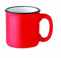 Ceramic vintage mug 240 ml, Red