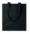 140 gr/m² cotton shopping bag, Black