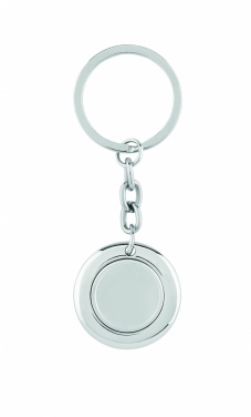 Logo trade promotional giveaway photo of: Key ring with token