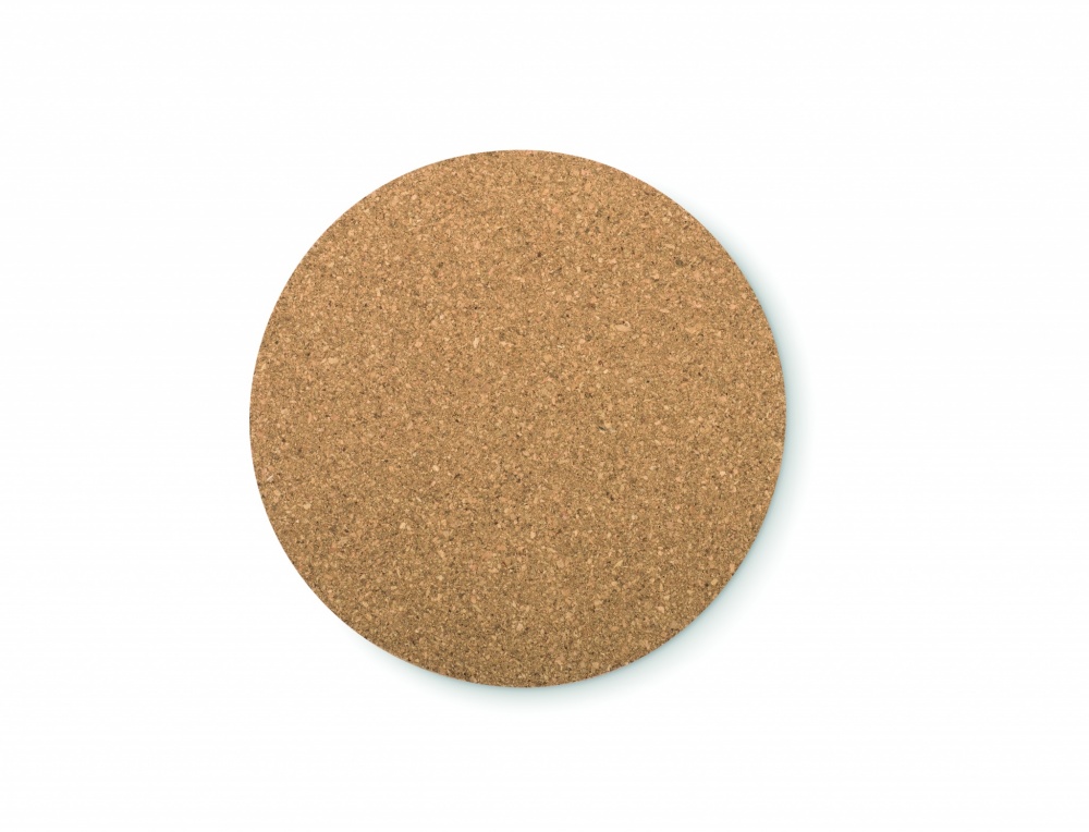 Logo trade promotional merchandise image of: Round cork coaster