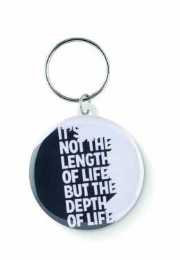 Logo trade promotional merchandise picture of: Small pin button key ring