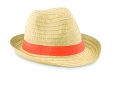 Paper straw hat, Orange