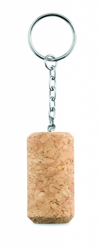 Logotrade promotional merchandise picture of: Wine cork key ring Sigulda