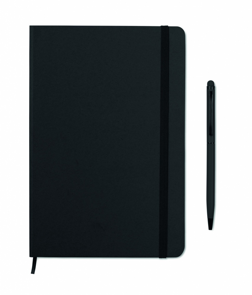 Logotrade promotional merchandise picture of: A5 notebook w/stylus 72 lined