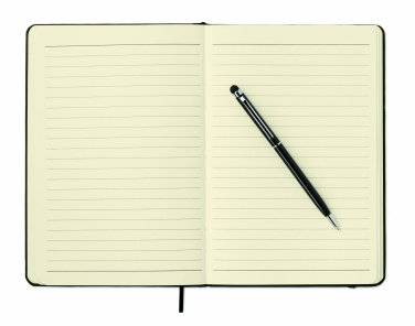 Logotrade business gifts photo of: A5 notebook w/stylus 72 lined