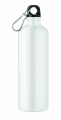 Aluminium bottle 750 ml, White