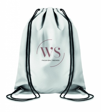 Logo trade business gifts image of: High reflective drawstring bag