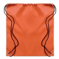 190T RPET drawstring bag, Orange