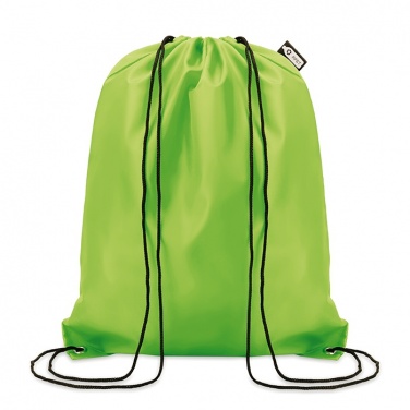 Logo trade corporate gifts picture of: 190T RPET drawstring bag