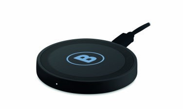 Logo trade corporate gift photo of: Small wireless charger 5W