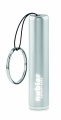 Plastic light up logo torch, Silver