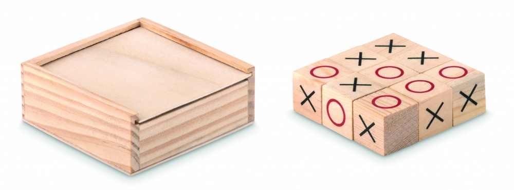 Logotrade promotional merchandise photo of: Wooden tic tac toe