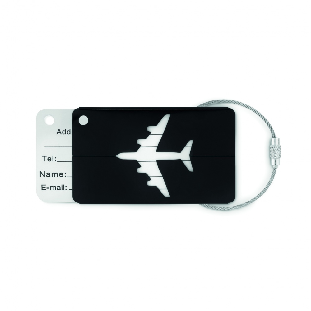 Logotrade corporate gift image of: Aluminium luggage tag