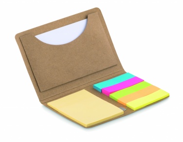 Logo trade promotional merchandise photo of: Card holder with memo set