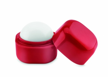 Logo trade promotional merchandise picture of: Lip balm in cube box