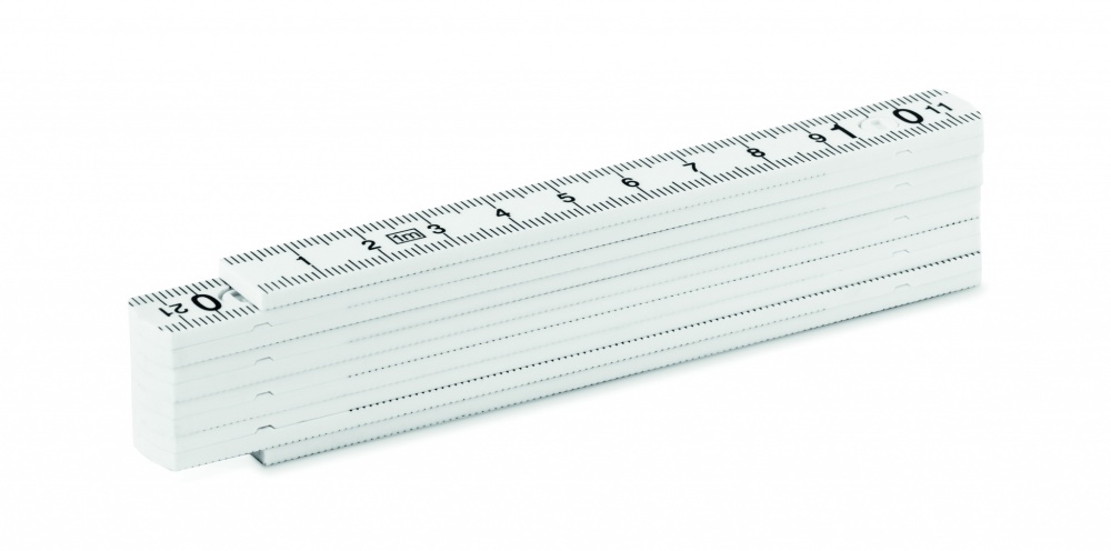 Logo trade promotional merchandise image of: Folding ruler 1m