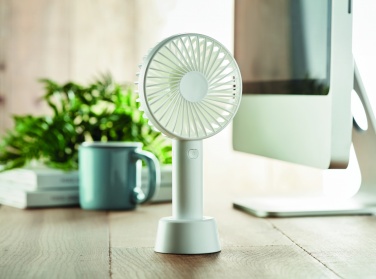 Logo trade promotional products picture of: USB desk fan with stand 