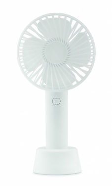 Logo trade promotional merchandise picture of: USB desk fan with stand 