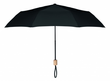 Logo trade promotional giveaways picture of: 21 inch RPET foldable umbrella