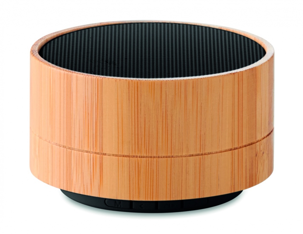 Logotrade promotional gift picture of: 3W Bamboo wireless speaker