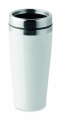 Double wall travel cup, White